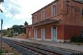 Serri: la fermata ferroviaria di Serri