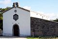 Serri: chiesa campestre di Santa Lucia: facciata