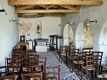 Serri: chiesa campestre di Santa Vittoria oggi: interno