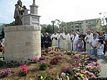 Sestu: la piazza fra Ignazio da Laconi: inaugurazione del monumento a fra Ignazio