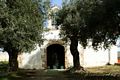 Settimo San Pietro: chiesa campestre di San Giovanni Battista: facciata