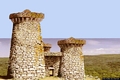 Settimo San Pietro-Ricostruzione ipotetica del nuraghe di Cuccuru Nuraxi
