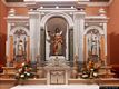 Siamanna: chiesa parrocchiale di Santa Lucia: l’altare maggiore