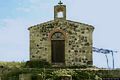 Siamanna: chiesa campestre di San Giovanni Battista: facciata