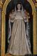 Siddi: chiesa parrocchiale della Visitazione di Santa Maria Vergine: statua della Madonna del Rosario nella Cappella del Rosario