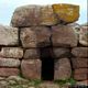 Siddi: la tomba di giganti Sa Domu ’e S’Orcu: ingresso del monumento