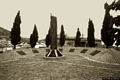 Silanus-piazza Itria: le sculture del 'Monumento ai Caduti' di Pinuccio Sciola