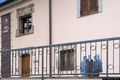 Silanus-Veduta laterale della Casa Aielli affacciata sul corso Vittorio Emanuele