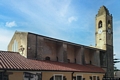 Silanus-Chiesa parrocchiale di Sant’Antonio Abate: il prospetto laterale orientale