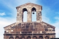 Silanus-Chiesa di San Loranzo o Santu Larretu: il campaniletto a vela a doppia campana