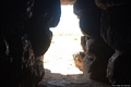 Silanus-Nuraghe di Santa Sarbana: ingresso visto dall’interno