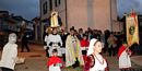 Siligo: il processione per la festa della Beata Vergine del Rosario