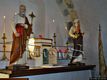 Siligo: chiesa dei Santi Elia ed Enoché sul monte Santo: simulacri dei due Santi Siligo: chiesa dei Santi Elia ed Enoché sul monte Santo: simulacri dei due Santi