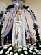 Silius: chiesa parrocchiale dedicata alle Sante Felicita e Perpetua: statua di Nostra Signora di Fatima