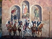 Sindia-Il bel murale di Pina Monne sulla facciata dell’edificio tra il corso Umberto I e la piazza della resistenza Sindia-Il bel murale di Pina Monne sulla facciata dell’edificio tra il corso Umberto I e la piazza della resistenza