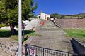 Sini-La chiesa di San Giorgio Martire vista dalla strada
