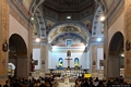 Siniscola-Chiesa parrocchiale di San Giovanni Battista: interno verso il presbiterio