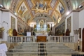Siniscola-Chiesa di Nostra Signora del Rosario: interno verso il presbiterio