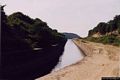 Is Benas: canale a mare artificiale dello stagno de Is Benas