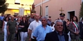 Sinnai-Il processione per la festa votiva di Santa Barbara