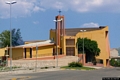 Sinnai-chiesa parrocchiale di Sant’Isidoro: facciata con il portale di ingresso