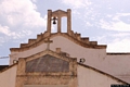 Sinnai-chiesa di San Gregorio: particolare della facciata Sinnai-chiesa di San Gregorio: particolare della facciata