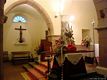 Soddì: chiesa parrocchiale dello Spirito Santo: altare e Cappella sinistra
