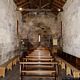 Solarussa: chiesa romanica di San Gregorio: interno verso il presbitario