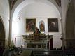 Solarussa: chiesa parrocchiale di San Pietro: altare maggiore con i quadri di Pietro Angeletti