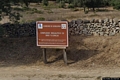 Sorgono-Area archeologica di Biru  e Concas: il cartello che indica l’area archeologica