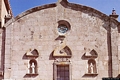 Sorradile-Chiesa parrocchiale di San Sebastiano: parte bassa della facciata
