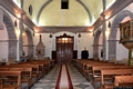 Sorradile-Chiesa parrocchiale di San Sebastiano: interno verso il portale di ingresso