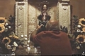 Sorradile-Festa di Santa Maria di Torrana: la statua della Vergine nella nicchia dell’altare