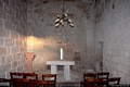 Sorradile-Chiesa campestre di San Nicola di Nuròzo: interno verso il presbiterio
