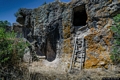 Sorradile-Necropoli di Sas Lozas: ingresso della tomba III