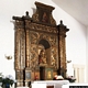 Sorso-Chiesa di Sant’Anna: altare ligneo policromo di forme barocche