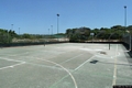 Sorso-Spiagge della Marina di Sorso: nel Camping villaggio Li Nibari il campo sportivo polivalente