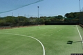 Sorso-Spiagge della Marina di Sorso: nel Camping villaggio Li Nibari il campo da calcetto ossia da calcio a cinque