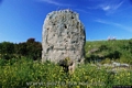 Stintino-Pozzo San Nicola: la monumentale stele della tomba di Tana di Lu Mazzoni