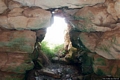 Stintino-nuraghe Unia: ingresso visto dall’interno