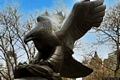 Albino Manca: la Diving Eagle nel Memorial Battery Park di New York Albino Manca: la Diving Eagle