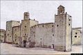 Le antiche mura della città di Sassari oggi distrutte Le antiche mura della città di Sassari oggi distrutte