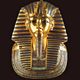 Maschera funeraria in oro massiccio del faraone Tutankhamon