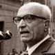 Il presidente del Senato Amintore Fanfani divenuto Presidente della Repubblica supplente