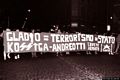 manifestazione di protesta contro l’organizzazione segreta Gladio