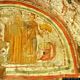 Affresco con Santa Petronilla che conduce la defunta Veneranda in Paradiso