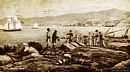La flotta francese costretta alla ritirata da la Maddalena