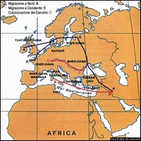 La migrazione delle popolazioni semite