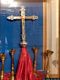 Talana: chiesa parrocchiale di Santa Marta: croce astile in argento e oro Talana: chiesa parrocchiale di Santa Marta: croce astile in argento e oro