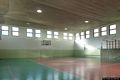 Terralba: impianti sportivi delle Scuole Medie: interno della palestra polivalente al chiuso